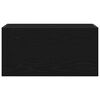 vidaXL Armoire murale de bain noir 60x25x30 cm bois d'ing&eacute;nierie