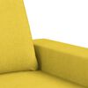 vidaXL Ensemble de canap&eacute;s 2 pcs jaune clair tissu