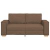 vidaXL Canap&eacute; 2 places Marron 180x78x84 cm Tissu