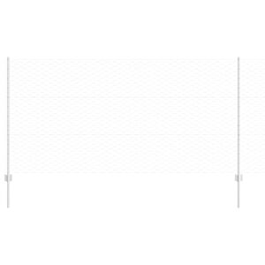 vidaXL Cl&ocirc;ture hexagonale avec poteau 100 x 1,4 m Acier galvanis&eacute;