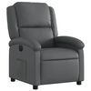 vidaXL Fauteuil inclinable &eacute;lectrique Gris Similicuir