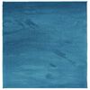 vidaXL Tapis OVIEDO &agrave; poils courts turquoise 240x240 cm