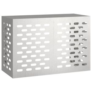 vidaXL Housse de climatiseur Argent&eacute; 90 x 40 x 60 cm Acier inoxydable