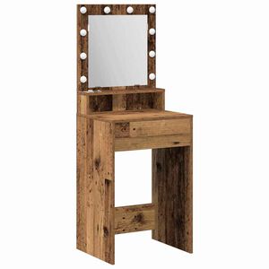 vidaXL Table de Toilette Bois ancien 50 x 41 x 135 cm