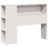 vidaXL Lit biblioth&egrave;que sans matelas blanc 100x200 cm bois pin massif