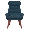 vidaXL fauteuil Bleu 69 x 74 x 93 cm Velours