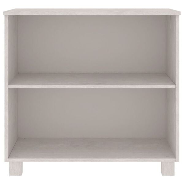 vidaXL Buffet HAMAR Blanc 85x35x80 cm Bois massif de pin