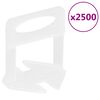 vidaXL Clips de nivellement de carreaux 2500 pcs 2 mm