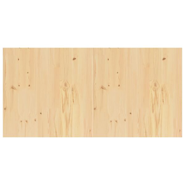 vidaXL Dessus de table 140x70x2,5 cm Bois de pin massif