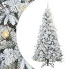 vidaXL Sapin de No&euml;l Artificiel &agrave; Branches Articul&eacute;es Blanc 240 cm