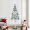 vidaXL Sapin de No&euml;l avec 300 LED Blanc 210 cm PE et Acier