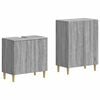 vidaXL Ensemble de 2 meubles de salle de bain DELFT Sonoma gris