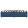 vidaXL Cadre de lit sans matelas bleu 80x200 cm tissu