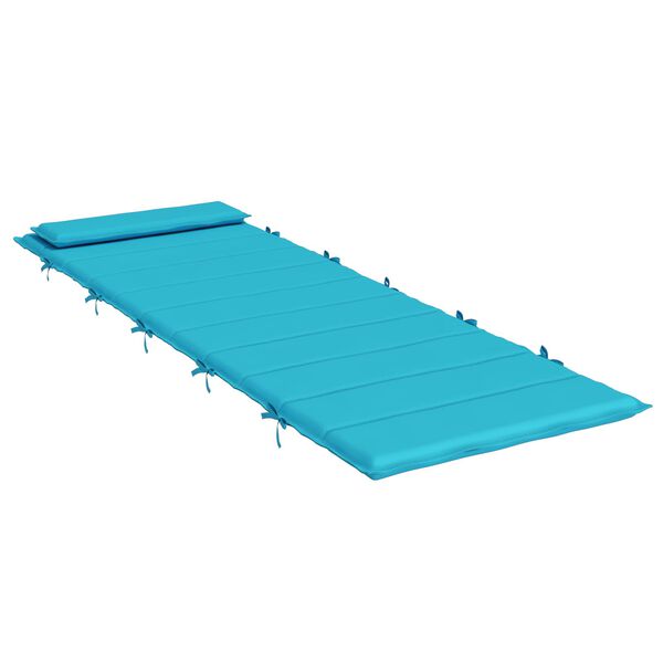 vidaXL Coussin de transat ensoleill&eacute; Turquoise 178 x 60 x 4 cm