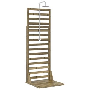 vidaXL Douche d'ext&eacute;rieur 225 cm Naturel