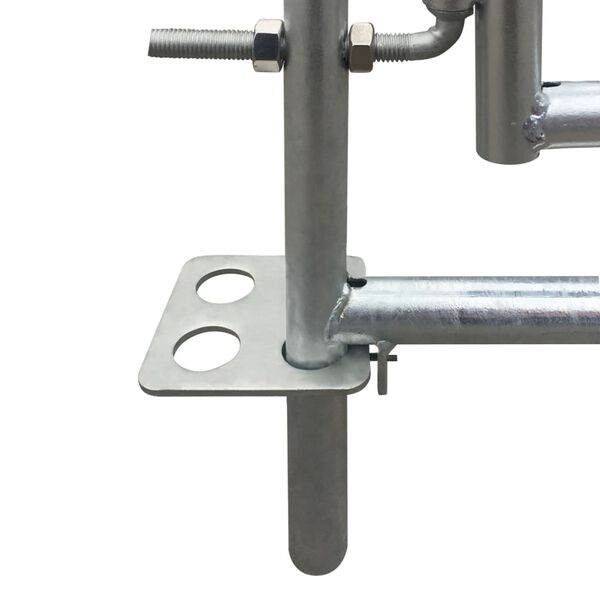 vidaXL Bergerie 4 panneaux Acier galvanis&eacute; 183 x 183 x 92 cm