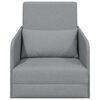 vidaXL Canap&eacute;-Lit 60cm Gris clair tissu