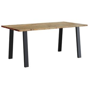 vidaXL Table &agrave; manger 150x90x75 cm bois d'acacia solide