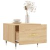 vidaXL Table basse Chêne sonoma 50x50x40 cm Bois d'ingénierie