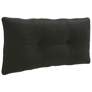 vidaXL Coussin de dos PUTTEN 100 % polyester Noir 70 x 40 x 10 cm