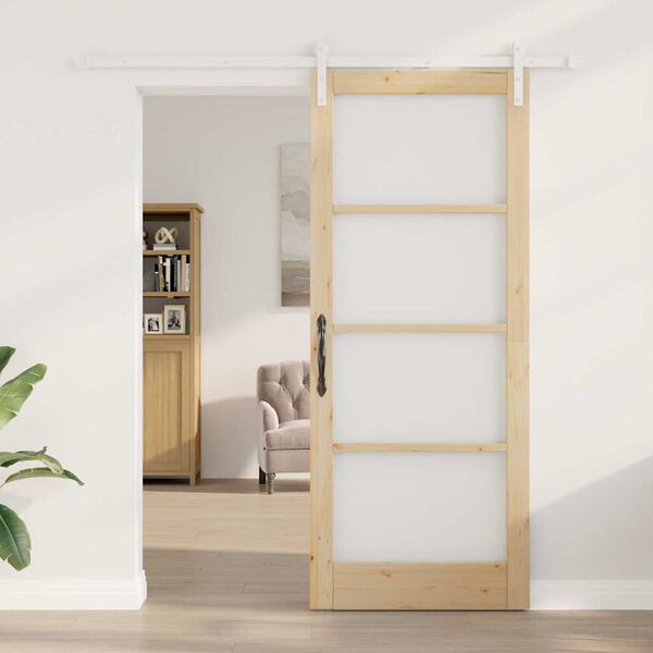 vidaXL Porte coulissante ORKDAL Naturel 86 x 211 cm