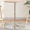 vidaXL Table de bar &Oslash;60x89,5 cm bois massif de ch&ecirc;ne