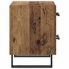 vidaXL Cabinet de chevet avec tiroir Bois ancien 40 x 35 x 47,5 cm