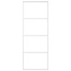 vidaXL Porte coulissante Verre ESG d&eacute;poli et aluminium 76x205 cm Blanc