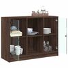 vidaXL Buffet ch&ecirc;ne marron 102x37x75,5 cm bois d'ing&eacute;nierie