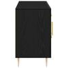 vidaXL Buffet Chêne noir 100 x 36 x 60 cm Bois d'ingénierie