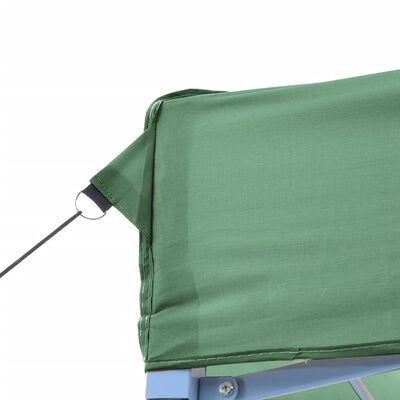 vidaXL Tente de réception pliable escamotable 4 parois latérales vert