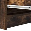 vidaXL Buffet chêne fumé 37,5x35x76 cm bois d'ingénierie