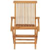 vidaXL Salon de jardin 5 pcs Bois de teck massif