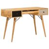 vidaXL Bureau d'&eacute;criture Marron 110 x 55 x 76 cm Bois de mangue massif