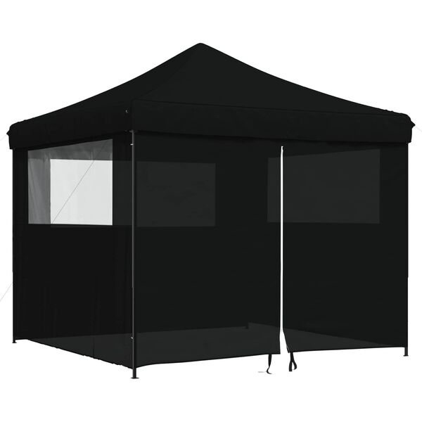 vidaXL Tente de f&ecirc;te Noir 292 x 292 x 315 cm Tissu Oxford