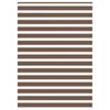 vidaXL Store z&egrave;bre marron 165x200cm largeur du tissu 160,9cm polyester