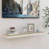 vidaXL &Eacute;tag&egrave;re flottante murale Ch&ecirc;ne et blanc 90x23,5x3,8 cm MDF