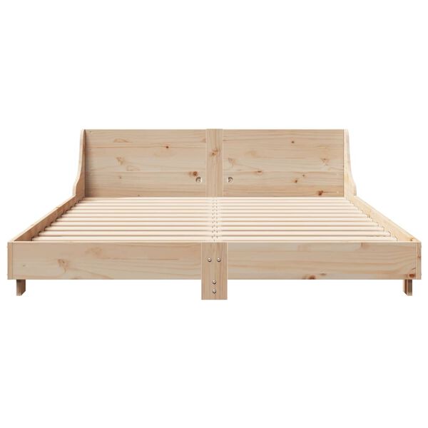 vidaXL Cadre de lit sans matelas 120x200 cm bois de pin massif