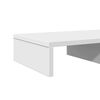 vidaXL Support de moniteur blanc 50x27x10 cm bois d'ingénierie