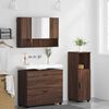 vidaXL Ensemble de mobilier de salle de bain 3 pcs Ch&ecirc;ne brun