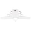 vidaXL Support de sapin de No&euml;l Blanc 47x47x13,5 cm