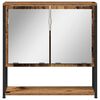 vidaXL Armoire de toilette avec miroir Bois ancien 60 x 16 x 60 cm
