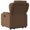vidaXL Fauteuil inclinable électrique marron tissu