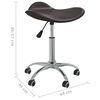 vidaXL Tabouret de salon et spa Marron Similicuir