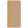 vidaXL Tapis en jute avec support en latex 80x160 cm Naturel
