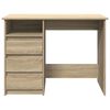 vidaXL Bureau chêne sonoma 102x50x75 cm bois d'ingénierie