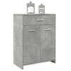 vidaXL Armoire de salle de bain Gris béton 60x33x80 cm Aggloméré