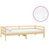 vidaXL Lit de repos avec matelas 90x200 cm Bois de pin massif