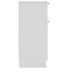 vidaXL Buffets 2 pcs blanc 30x30x70 cm bois d'ing&eacute;nierie