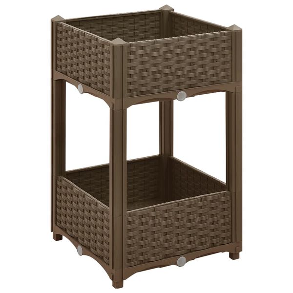 vidaXL Lit sur&eacute;lev&eacute; 40x40x71 cm Polypropyl&egrave;ne